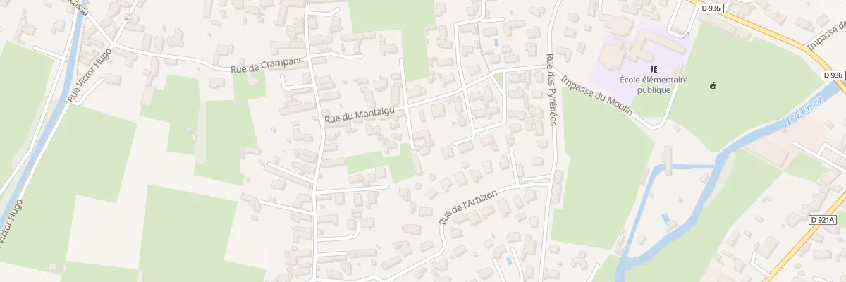 Plan du 12 Rue du Montaigu à Juillan