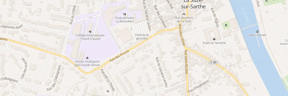 Plan du 3 Rue des Prunus à La Suze-sur-Sarthe