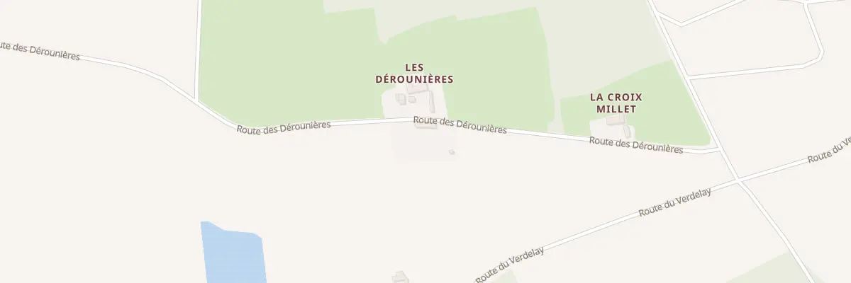 Plan du 686 Rte des Derouinières à Mouliherne
