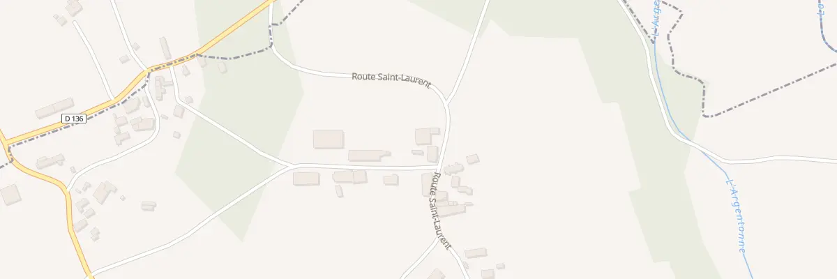 Plan du 21 Rte Saint Laurent à Médillac