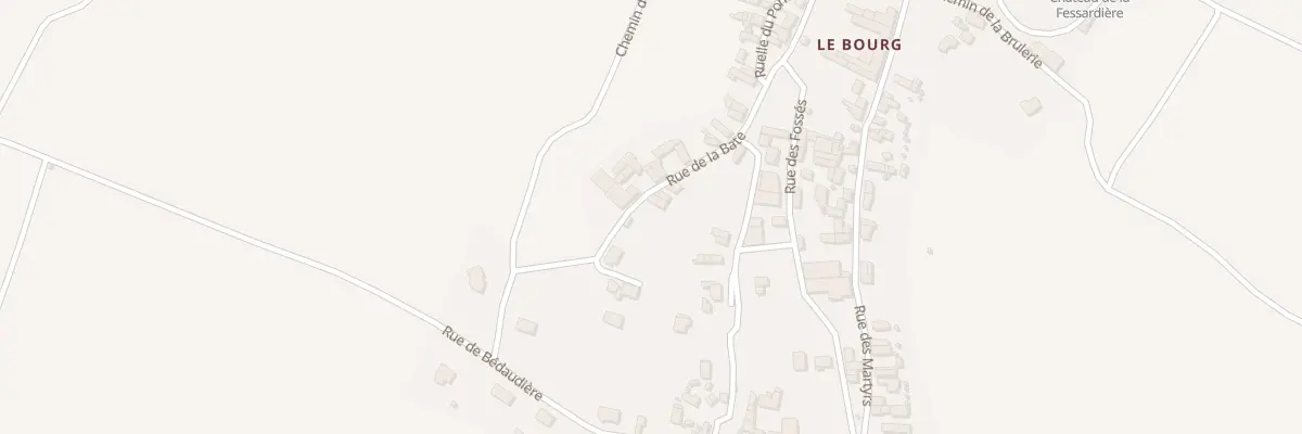 Plan du 3 Rue de la Bate à Turquant