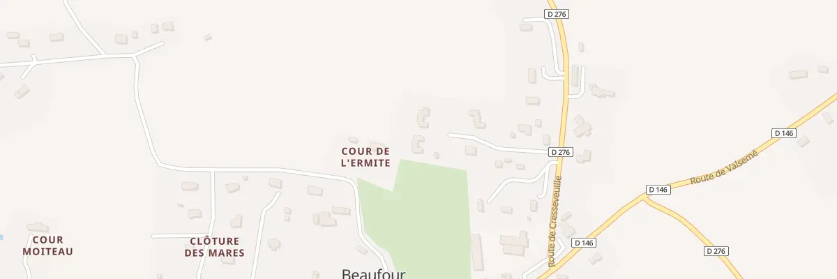 Plan du 155 Herbage Baril à Beaufour-Druval