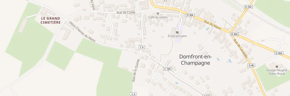 Plan du 11 Rue de la Quinte à Domfront-en-Champagne
