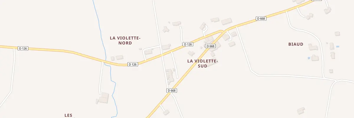 Plan du 5 La Violette Sud à Roquebrune