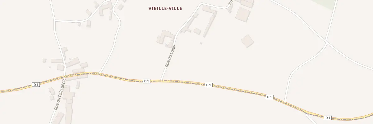 Plan du 3 Rue du Logis Vieille Ville à Melleran