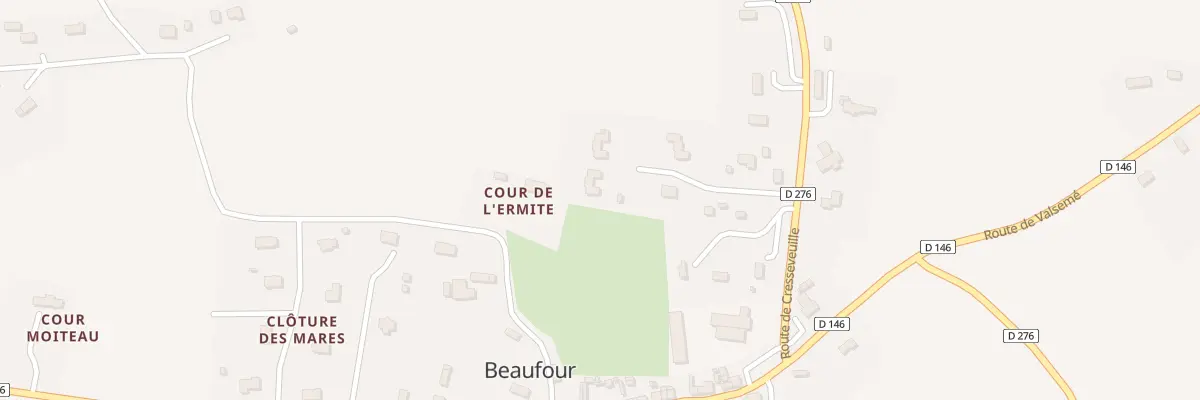 Plan du 157 Herbage Baril à Beaufour-Druval