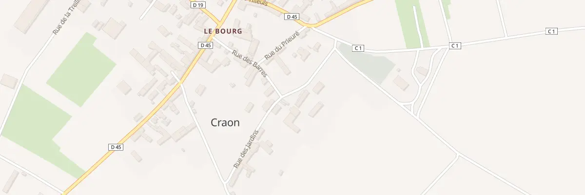 Plan du 10 Rue des Jardins à Craon