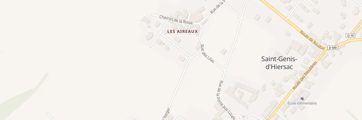 Plan du 2A Rte de Sérignac à Saint-Genis-d’Hiersac