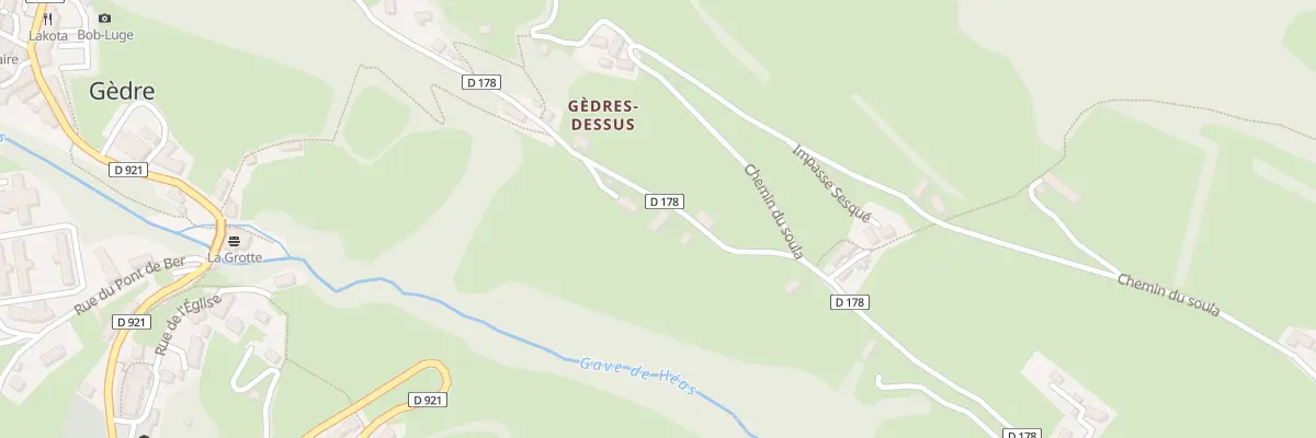 Plan du 5100 Gedre Dessus à Gavarnie-Gèdre