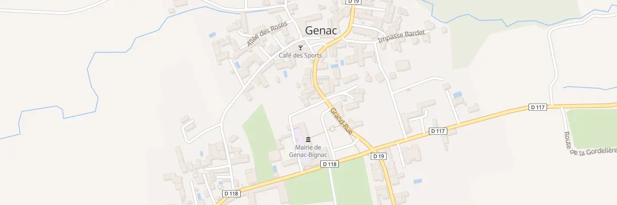 Plan du 9 Grand’Rue à Genac-Bignac