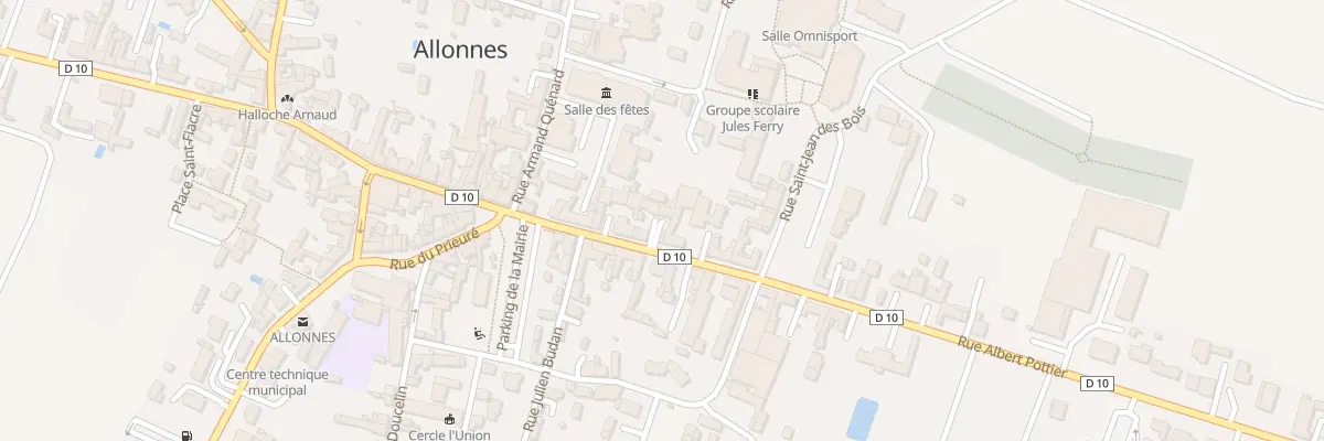 Plan du 112 Rue Albert Pottier à Allonnes