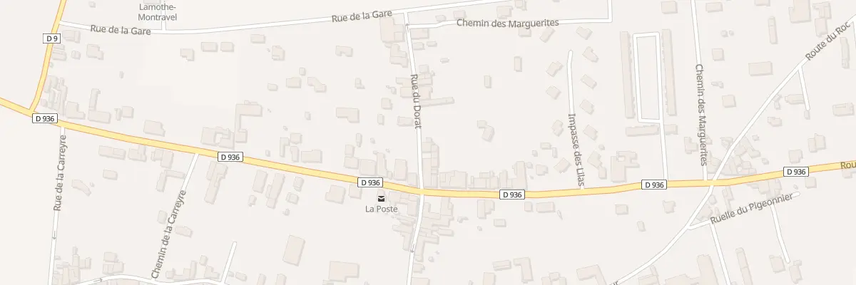 Plan du 134 Le Bourg à Lamothe-Montravel