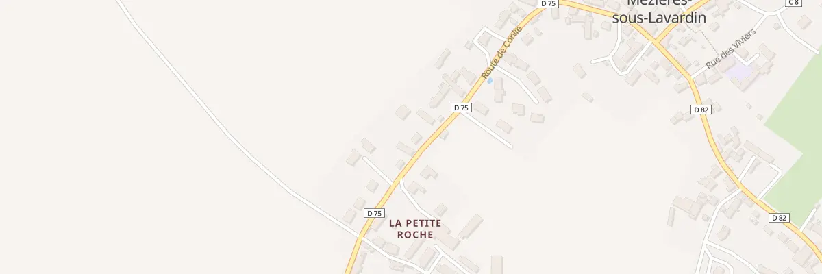 Plan du 26 Rte de Conlie à Mézières-sous-Lavardin