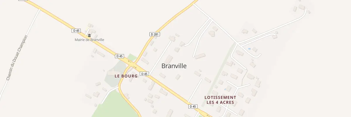 Plan du 301 Rue de la Mairie à Branville