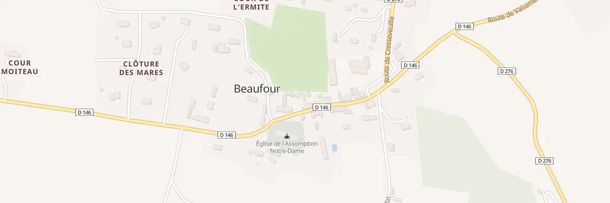 Plan du 260 Le Bourg à Beaufour-Druval