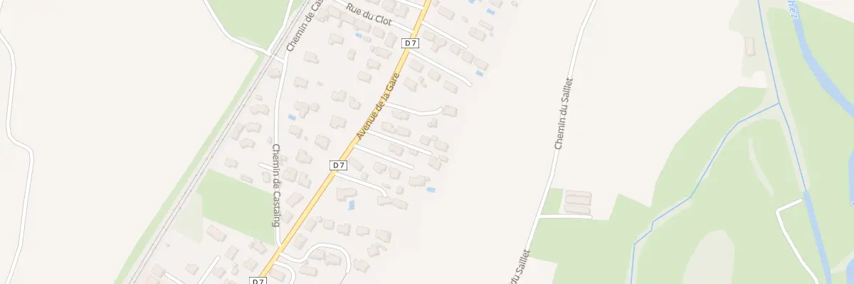 Plan du 46 Av de la Gare à Juillan