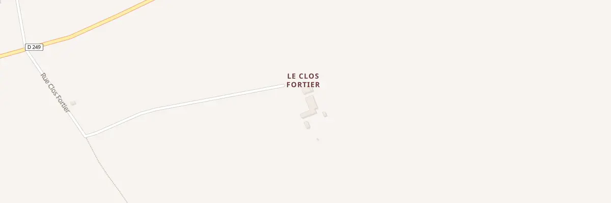 Plan du 5043 Le Clos Fortier aux Moutiers-en-Auge