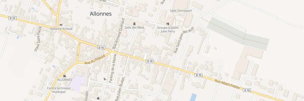 Plan du 108 Rue Albert Pottier à Allonnes