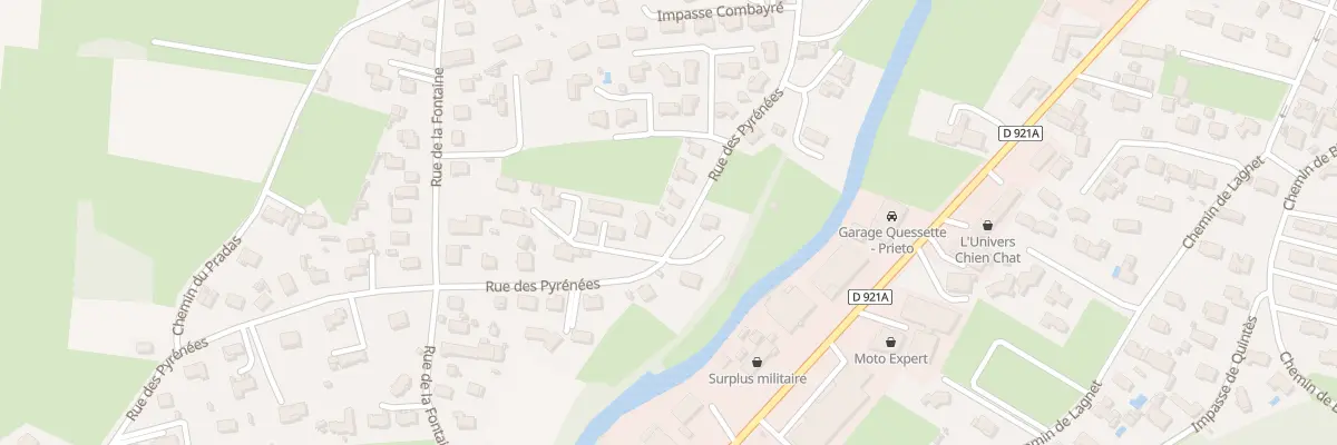 Plan du 22 Rue des Pyrénées à Juillan