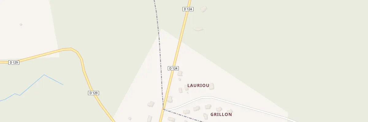 Plan du 2 Lauriou à Fossès-et-Baleyssac