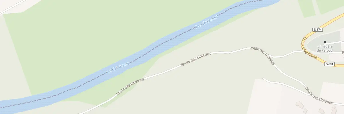 Plan du 105A Les Lioteries à Parcoul-Chenaud