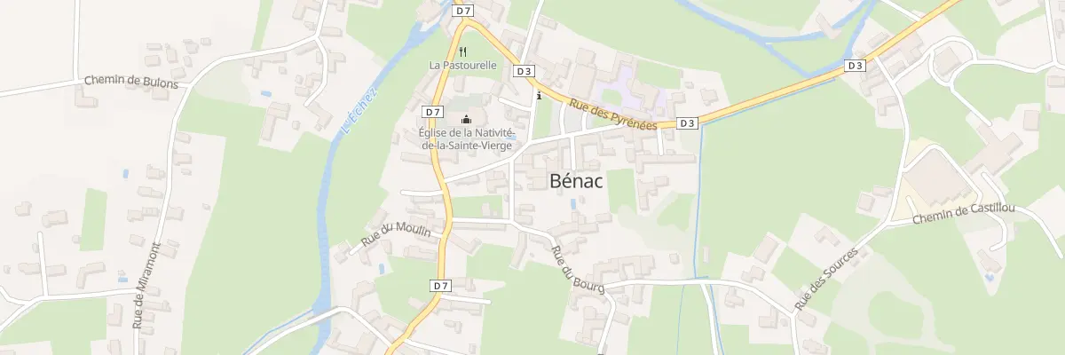 Plan du 3 Rue du Muguet à Bénac