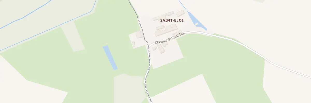 Plan du 1 Che de Saint Eloi à Sainte-Soline