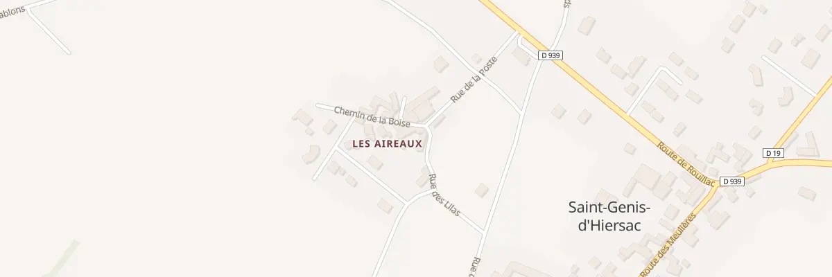 Plan du 5114 Les Aireaux à Saint-Genis-d’Hiersac