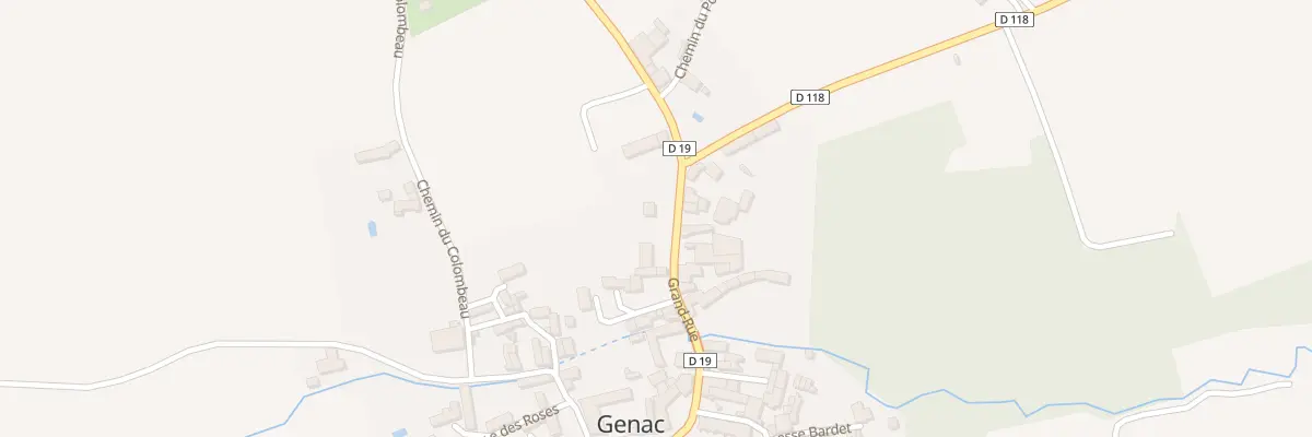 Plan du 39 Grand’Rue à Genac-Bignac