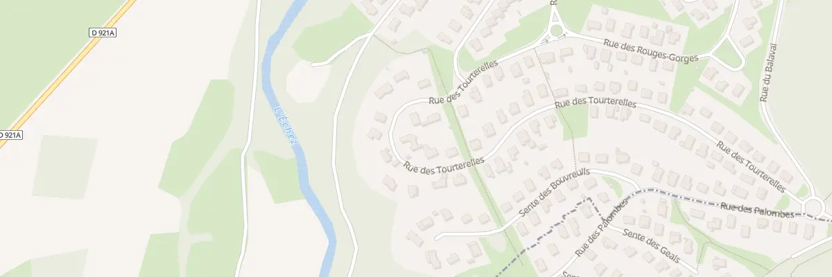 Plan du 35 Rue des Tourterelles à Juillan
