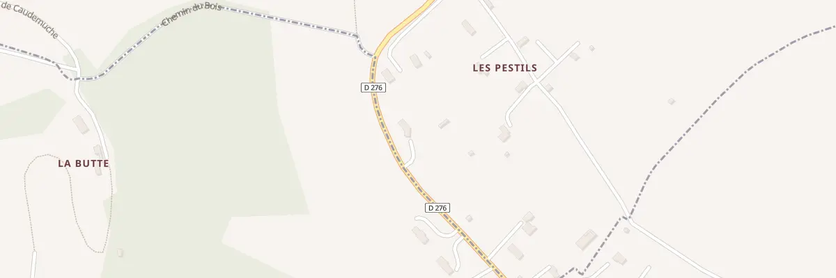Plan du 5090 Les Pestils à Cresseveuille