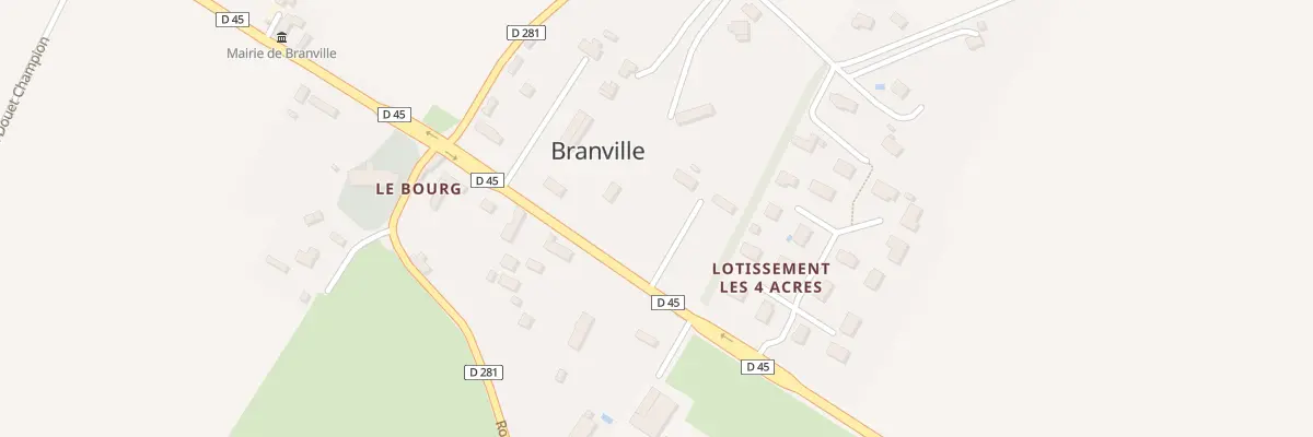 Plan du 415 Rue de la Mairie à Branville