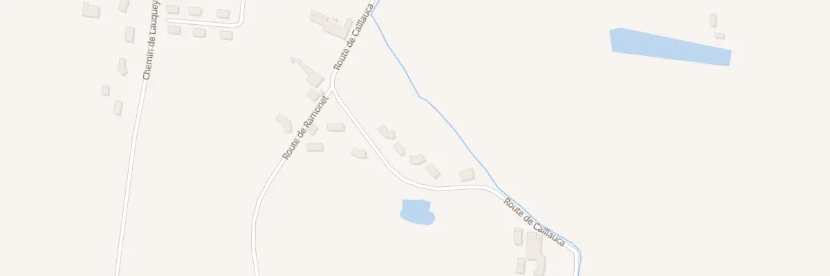 Plan du 4 Caillauca à Flaujagues