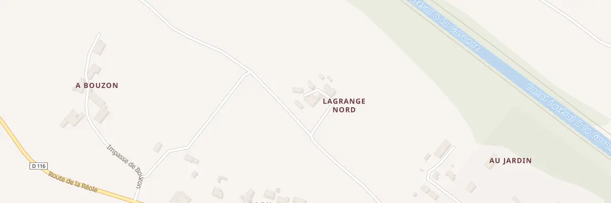 Plan du 349 Che de Lagrange à Meilhan-sur-Garonne