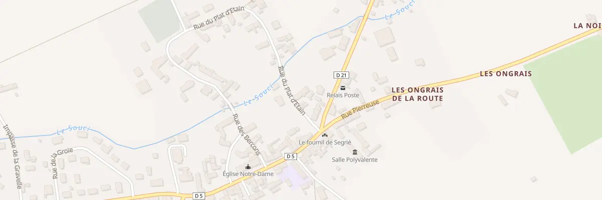 Plan du 3 Rue du Plat D Etain à Ségrie