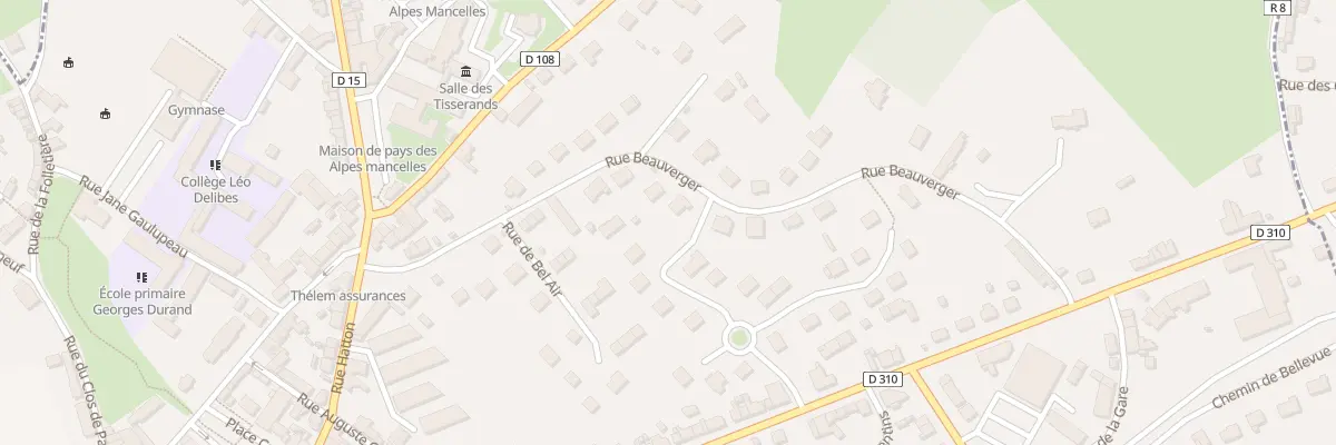 Plan du 20 Rue Beauverger à Fresnay-sur-Sarthe