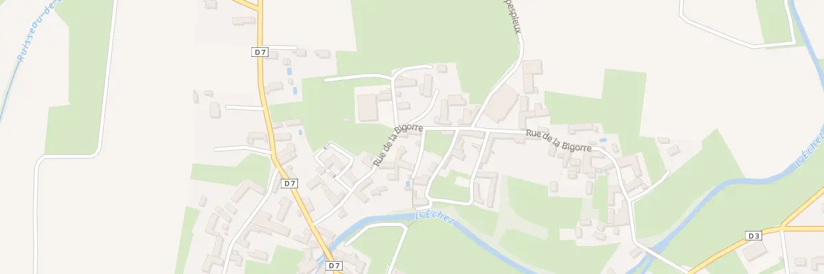 Plan du 2 Imp du Montaigu à Bénac