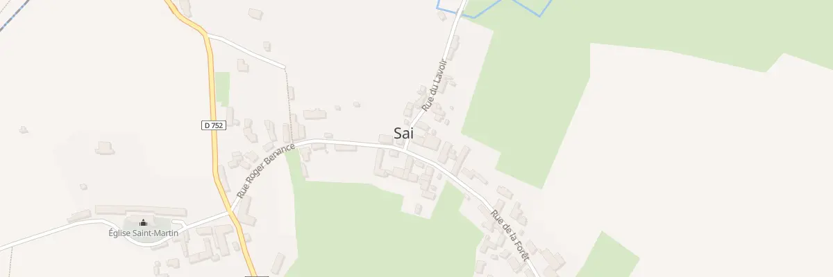 Plan du 2 Rue de la Forêt à Sai