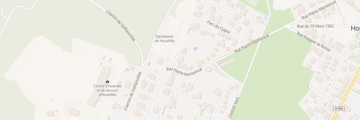 Plan du 5066 Rue Pierre Mansencal à Houeillès