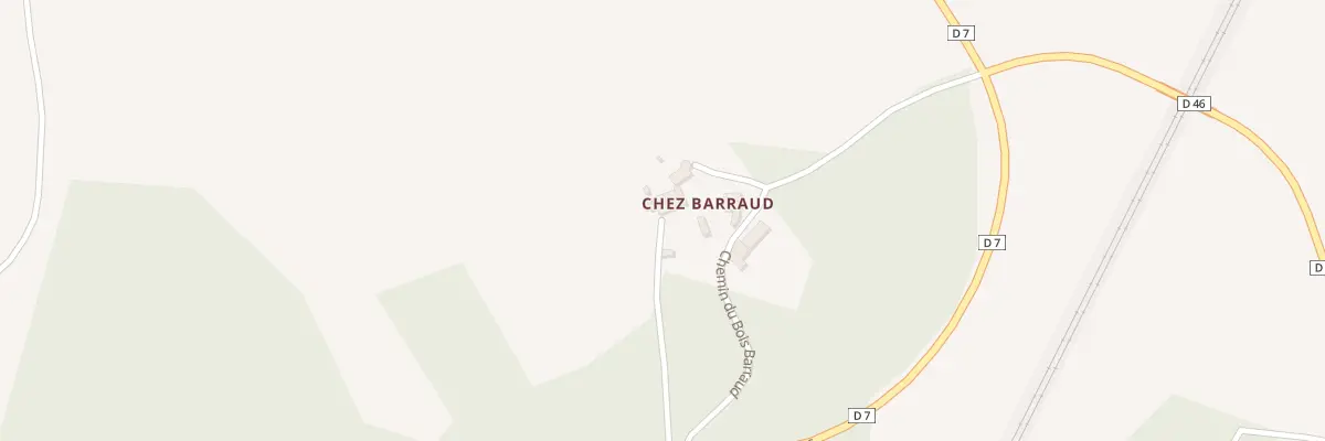 Plan du 2 Che du Bois Barraud à Coteaux-du-Blanzacais