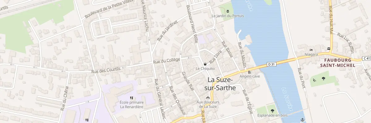 Plan du 2 Che de la Fécuvière à La Suze-sur-Sarthe