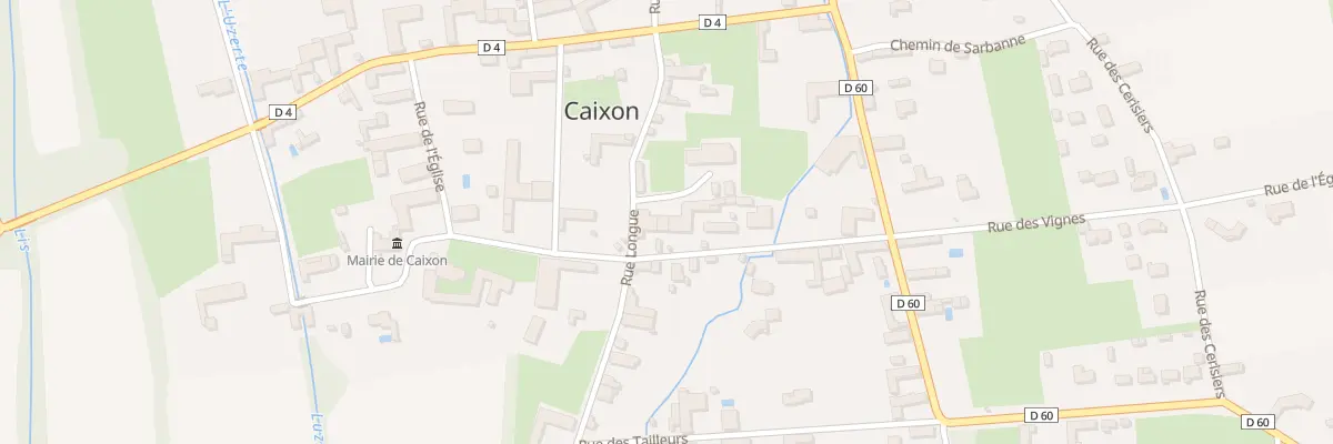 Plan du 13 Rue de la Mairie à Caixon