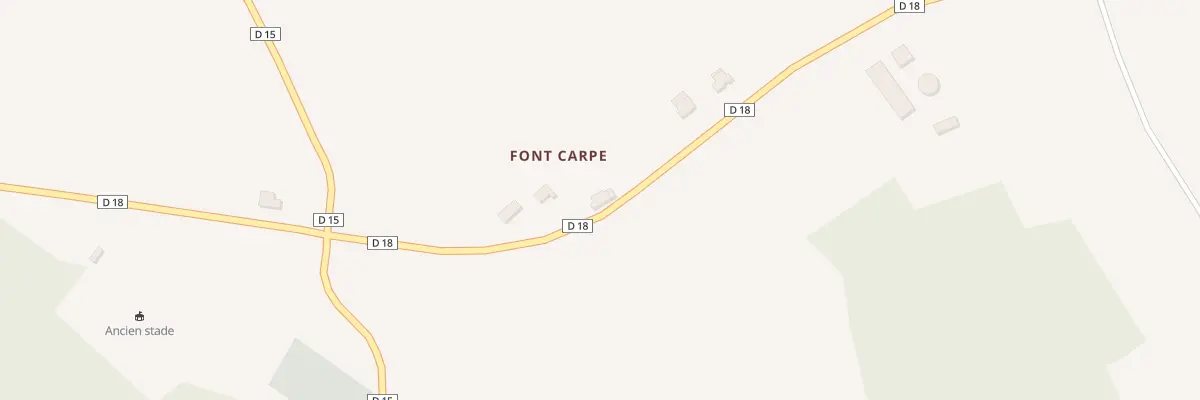 Plan du 149 Font Carpe à Sainte-Radegonde