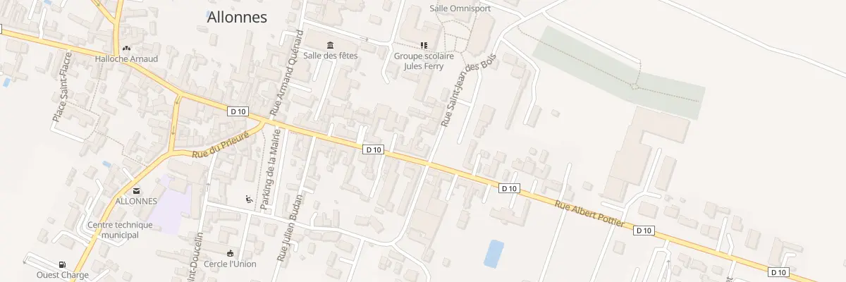Plan du 94 Rue Albert Pottier à Allonnes