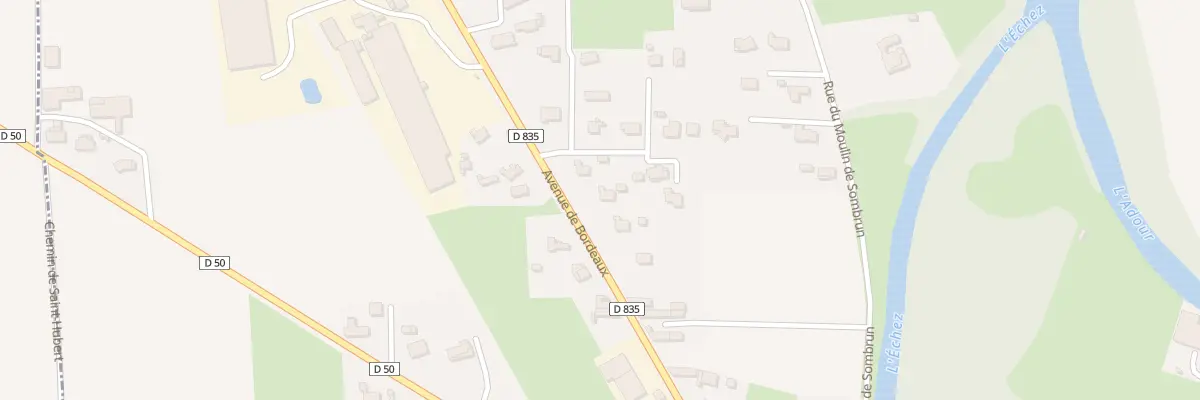 Plan du 650 Av de Bordeaux à Maubourguet