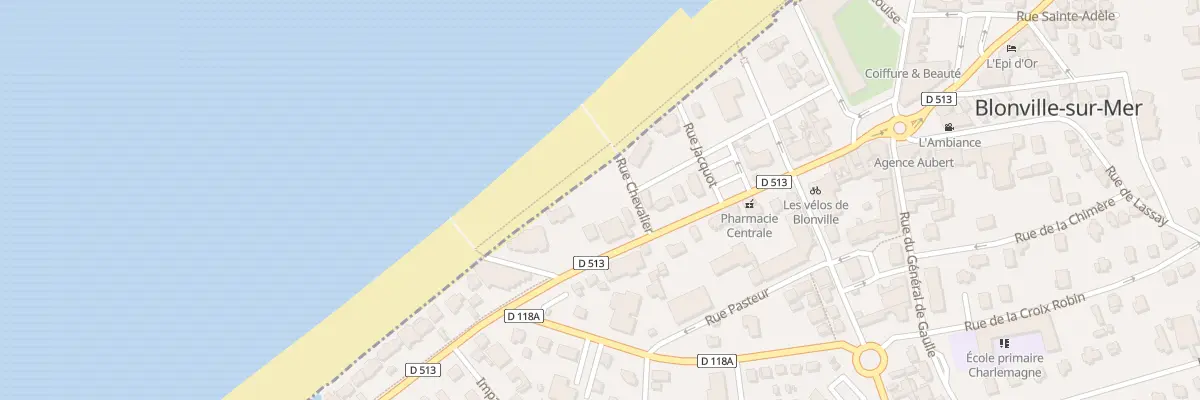Plan du 46 Av Michel d’Ornano à Blonville-sur-Mer
