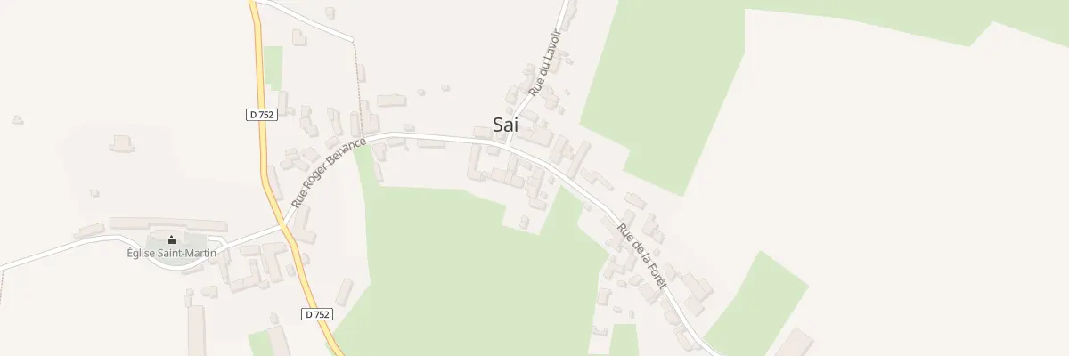 Plan du 5 Rue de la Forêt à Sai