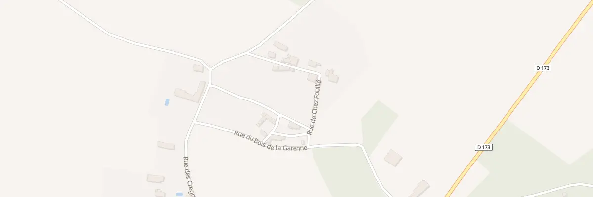 Plan du 1 Rue de Chez Fouillé à Valdelaume