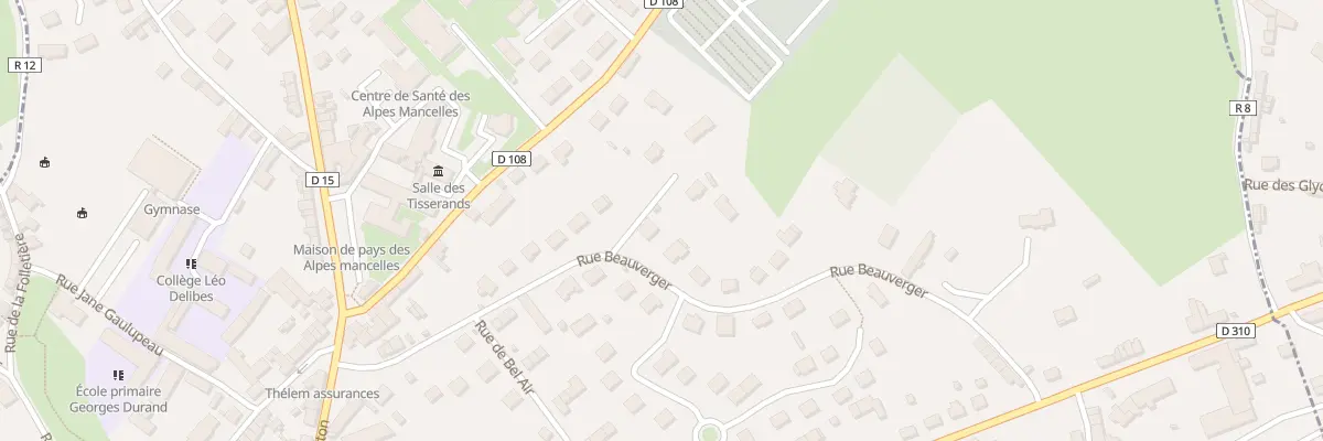 Plan du 21 Rue Beauverger à Fresnay-sur-Sarthe