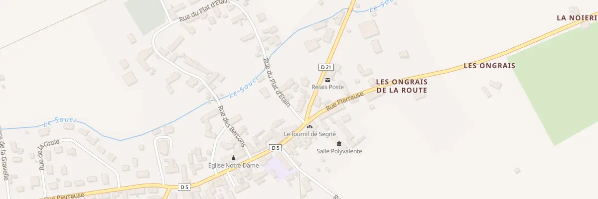 Plan du 4 Rue de la Gare à Ségrie